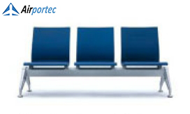 Harga Kursi Tunggu Bandara Di surabaya B4 3 seater without arms blue