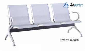 Jual kursi tunggu silver stainless steel murah